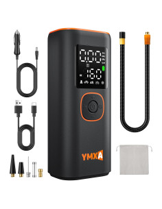 Compresor de Aire Portátil YMXA VP-18 160 PSI con Pantalla LED