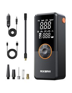 Compresor de Aire Portátil ATKMAYI 150 PSI 12V para Neumáticos