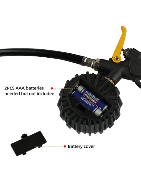 Inflador de Neumáticos Digital FORNAX con Manómetro 200 PSI