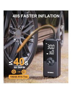 Compresor de Aire Portátil ATKMAYI 150 PSI 12V para Neumáticos 2