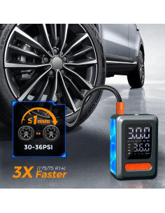 Compresor de Aire Portátil Trekora 20V con Manómetro 150PSI 2