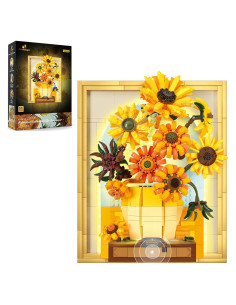 Juego de Construcción Girasoles JMBricklayer 70004 con Luz