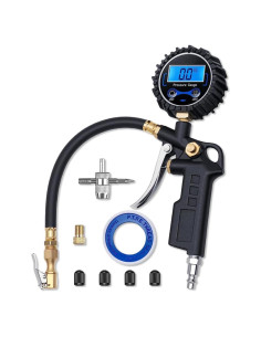 Medidor de Presión de Neumáticos Digital SMILFUY con Inflador 250 PSI