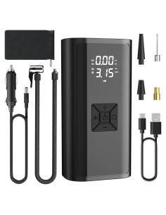 Bomba de Aire Portátil AUKSKY 150 PSI con Manómetro Digital