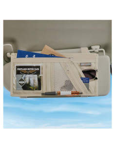 Organizador de Visera de Coche High Road PVBLACK con Bolsillos