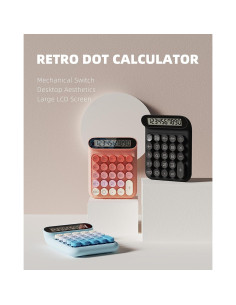 Calculadora Mecánica LOCOCK JS05 Rosa 10 Dígitos 2