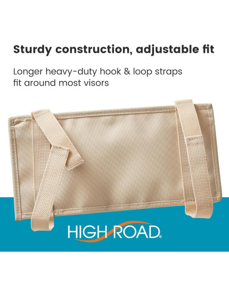 Organizador de Visera de Coche High Road PVBLACK con Bolsillos