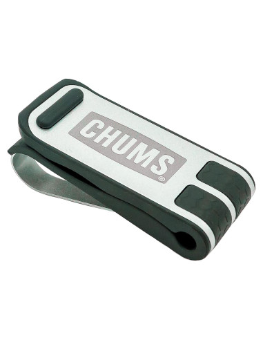 Chums Glasshopper Clip - Soporte de gafas para visera Plata
