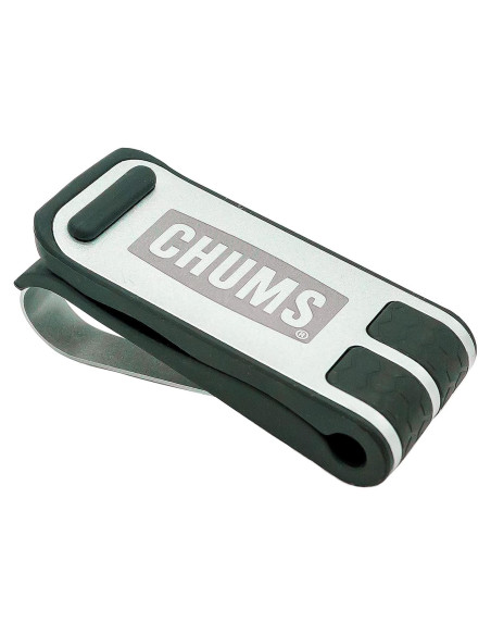Chums Glasshopper Clip - Soporte de gafas para visera Plata