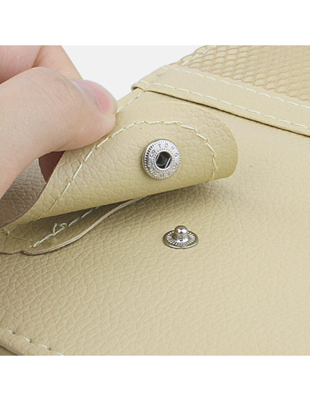 Organizador de Visera de Sol SADYFON Beige para Coche 30.99x16cm Organizador de Visera de Sol SADYFON Beige para Coche 30.99x16cm