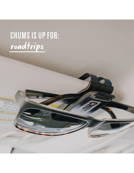 Chums Glasshopper Clip - Soporte de gafas para visera Plata