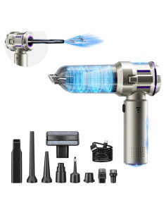 Aspiradora de Coche Inalámbrica Goweto VC08 16000PA Portátil