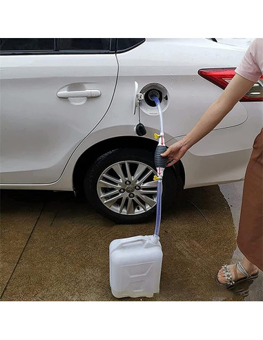 Bomba Manual de Sifón KERUI.1ST 2.99m para Gasolina y Líquidos