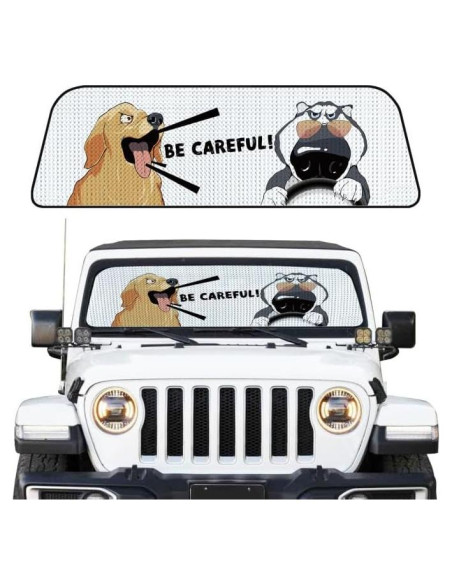 Protector Solar Plegable MusixiA para Parabrisas Jeep Wrangler