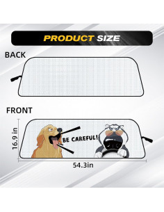 Protector Solar Plegable MusixiA para Parabrisas Jeep Wrangler 2