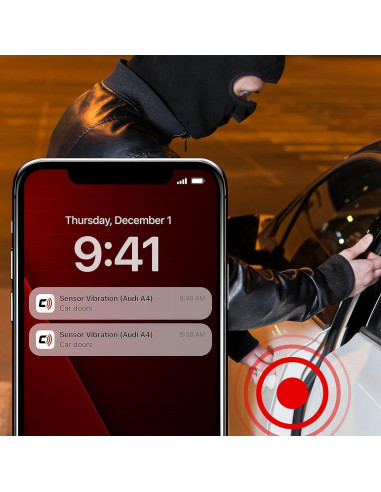 Sensor de Vibración CarLock CLVibSensor - Protección Vehicular