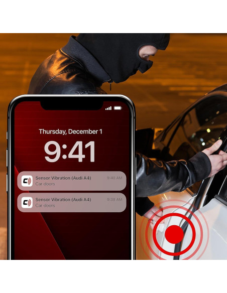 Sensor de Vibración CarLock CLVibSensor - Protección Vehicular