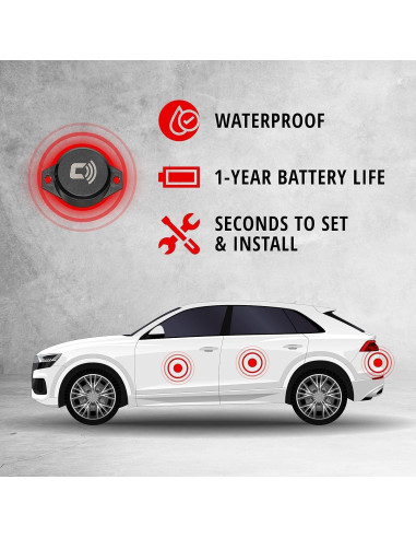 Sensor de Vibración CarLock CLVibSensor - Protección Vehicular