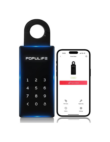 Caja de Llave Inteligente Populife K2 Bluetooth Resistente al Agua