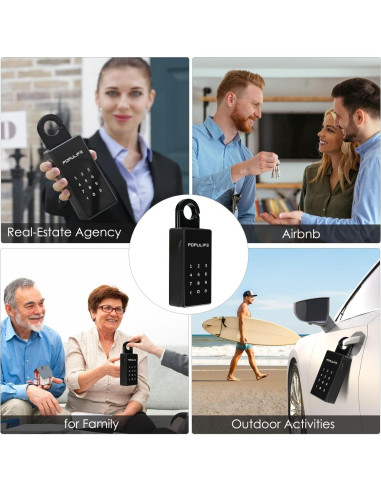 Caja de Llave Inteligente Populife K2 Bluetooth Resistente al Agua