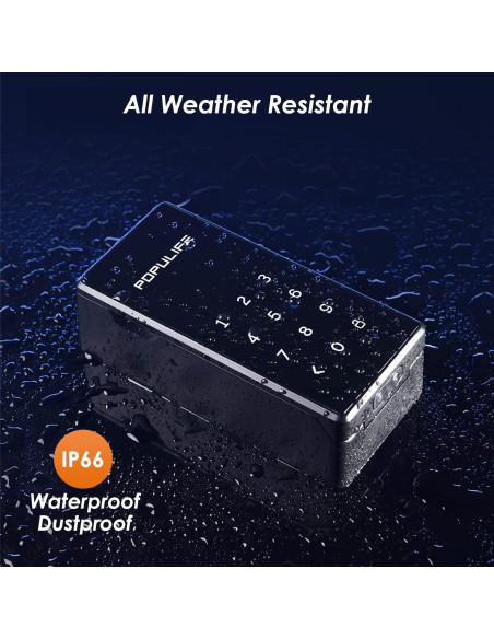 Caja de Llave Inteligente Populife K2 Bluetooth Resistente al Agua