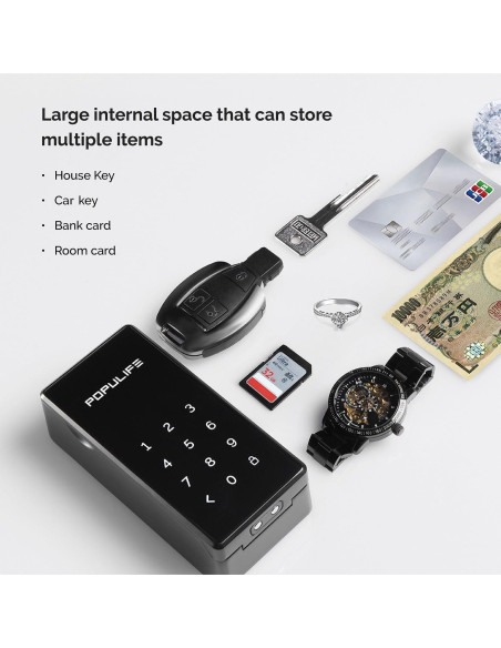 Caja de Llave Inteligente Populife K2 Bluetooth Resistente al Agua