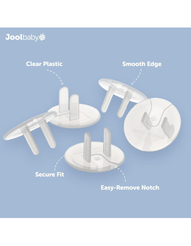 Cubiertas de Enchufe Jool Baby - Paquete de 32 Protectores