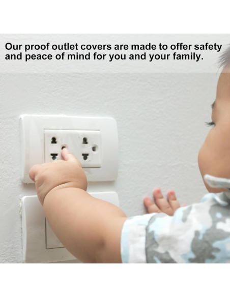 Cubiertas de Enchufe MECCANIXITY 20 Piezas Negro ABS