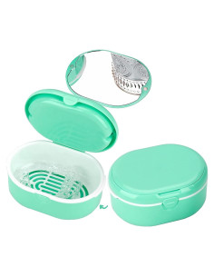 Estuche para Dentaduras Murri&Murrdi Verde con Espejo