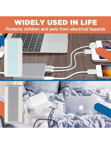 10 Pcs Cubiertas de Cargador USB Foycow a Prueba de Niños