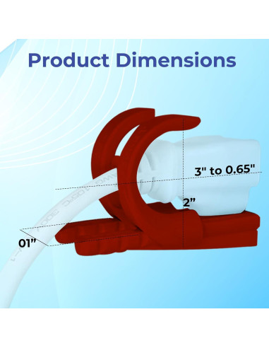 Bloqueo de Enchufe Ajustable Lock Socket Rojo - Seguridad para Niños