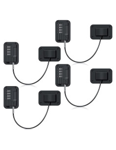 Cerraduras para Refrigerador Zhengmy 4 Pcs Combinación Seguridad