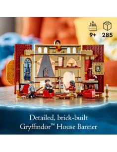 Banner Casa Gryffindor LEGO Harry Potter 76409 20 cm 285 Piezas 2