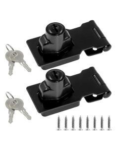 Cerraduras de Hasps Jiozermi 2 Unidades Acero Inoxidable 65x32mm