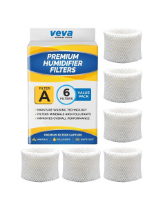 6 Filtros de Humidificador VEVA Premium para Honeywell Filtro A