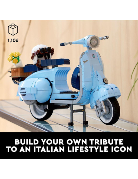 LEGO Vespa 125 Modelo Construcción 1106 Piezas Azul