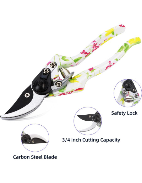 Juego de Jardinería JUMPHIGH 10 Piezas con Guantes y Bolsa