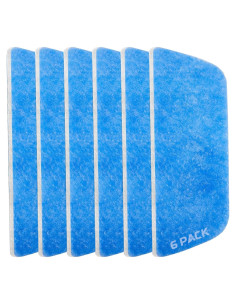 Paquete de 6 Filtros de Aire MERV 8 AGradify 15.24x41.91 cm