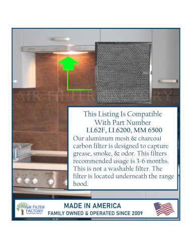 Filtro de Aire Campana Extractora Air Filter Factory LL62F