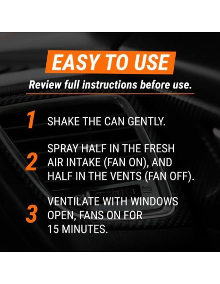 Limpiador de Ventilación Armor All Fresh FX 3x5oz Aroma Cielos Tranquilos