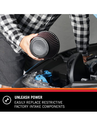 Filtro de Aire K&N 62-1010 Lavable Redondo 18.42x15.24 cm