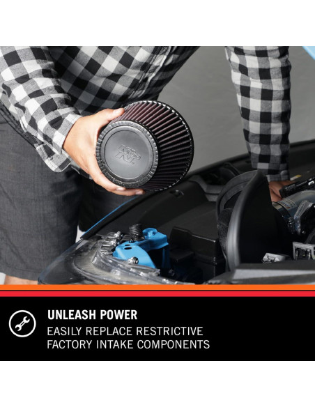 Filtro de Aire K&N 62-1010 Lavable Redondo 18.42x15.24 cm