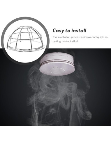 Cubierta Protectora para Detector de Humo Hemobllo 4 Pcs