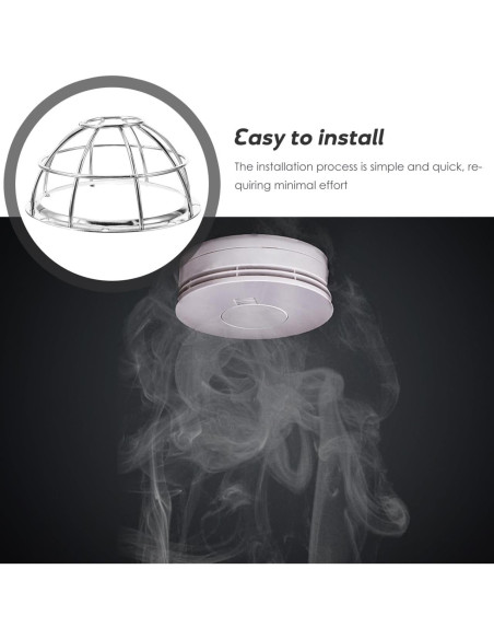 Cubierta Protectora para Detector de Humo Hemobllo 4 Pcs