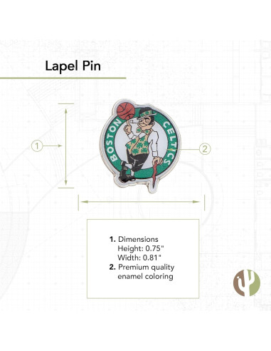Pin de Solapa NBA Boston Celtics - Cactus del Desierto