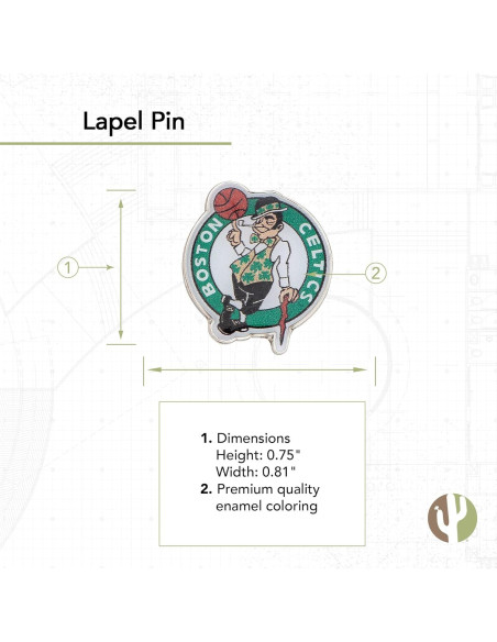 Pin de Solapa NBA Boston Celtics - Cactus del Desierto