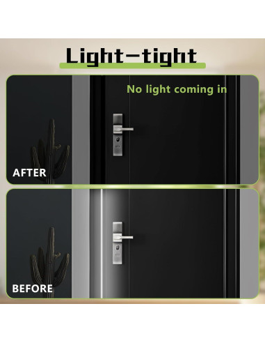 Cepillo de Sellado YIENFBEV 10m Fieltro Autoadhesivo Gris