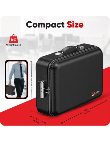 Bolsa de Documentos a Prueba de Fuego HAZARD HERO 12 Capas