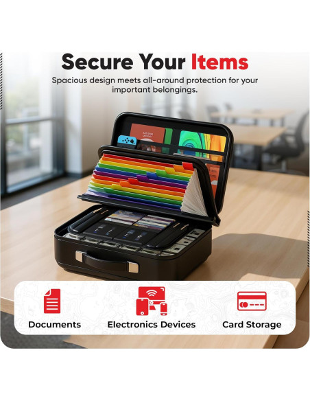 Bolsa de Documentos a Prueba de Fuego HAZARD HERO 12 Capas