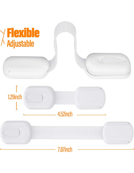 Bloques de Seguridad Goodv para Gabinetes Infantiles - 10 Piezas